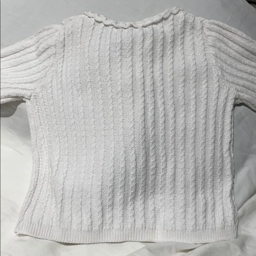 Gymboree 12-18m simple 💯 cotton cardigan euc